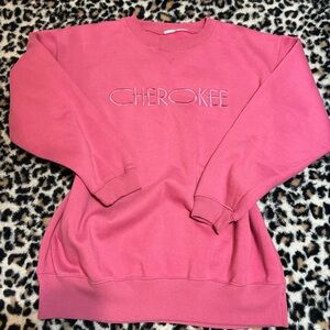 Cherokee Vibrant Pink Pullover